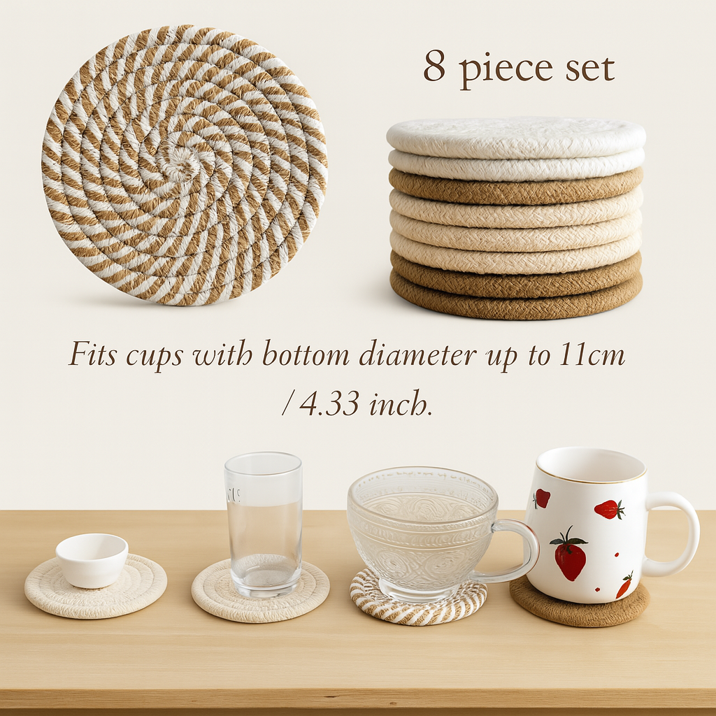 Artisan Canvas Coasters