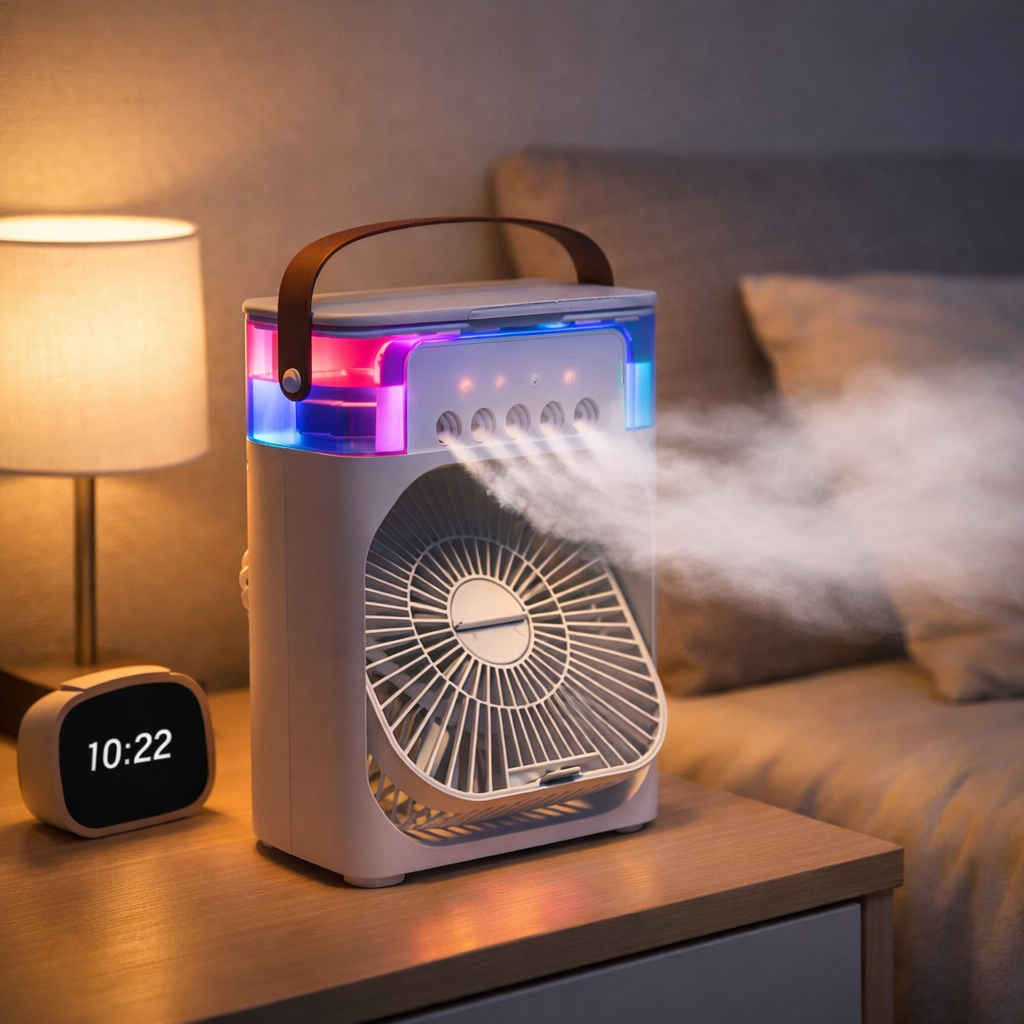 Mini ventilatore nebulizzatore per scrivania