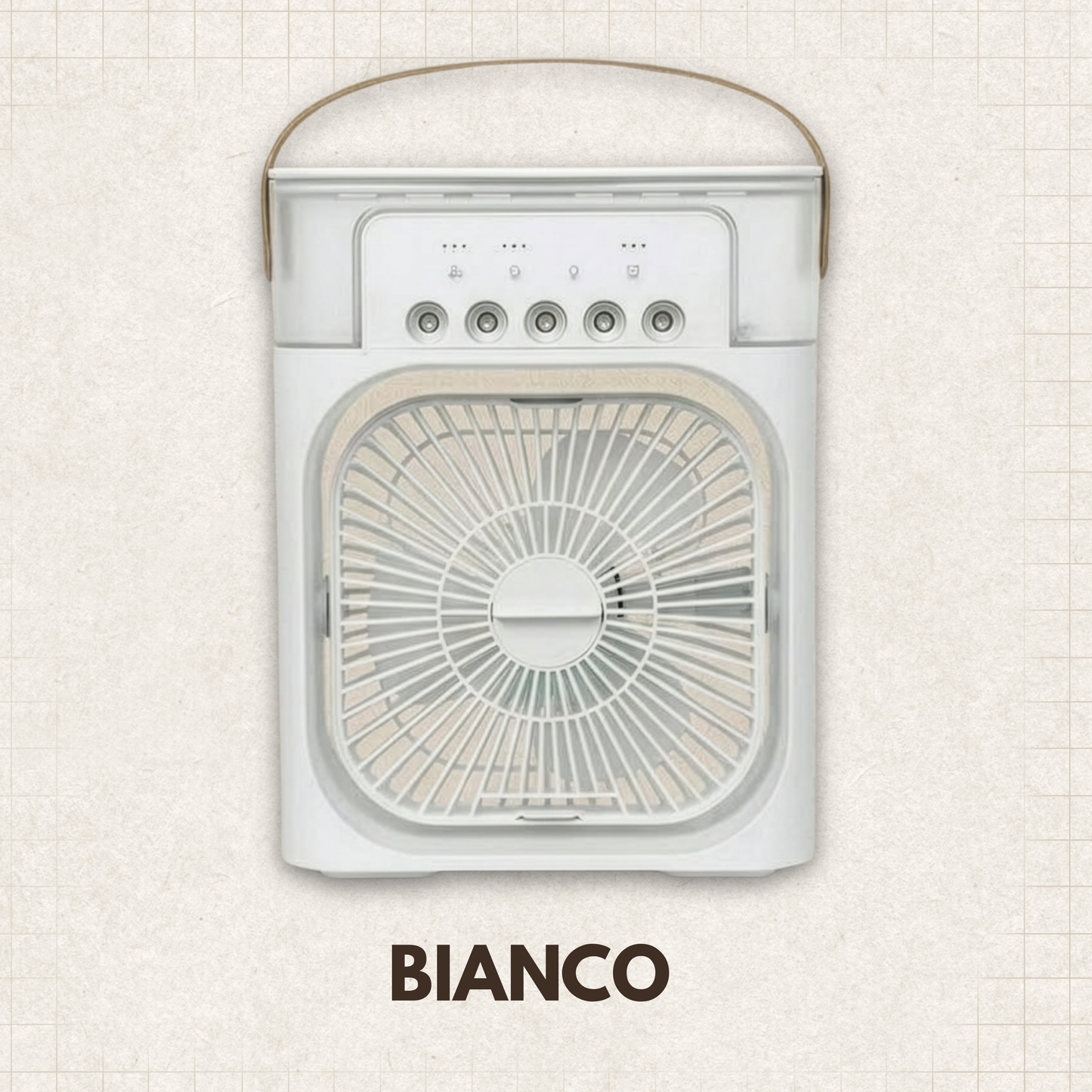 Ventilatore con nebulizzatore Bianco