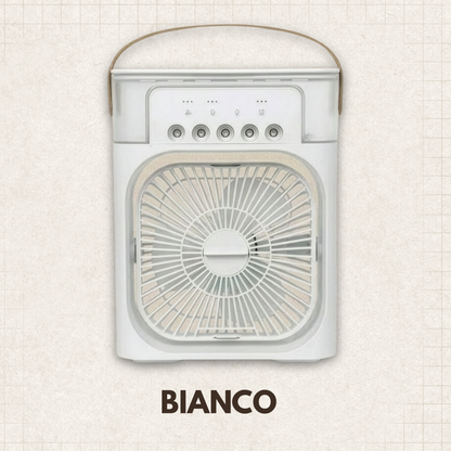 Ventilatore con nebulizzatore Bianco