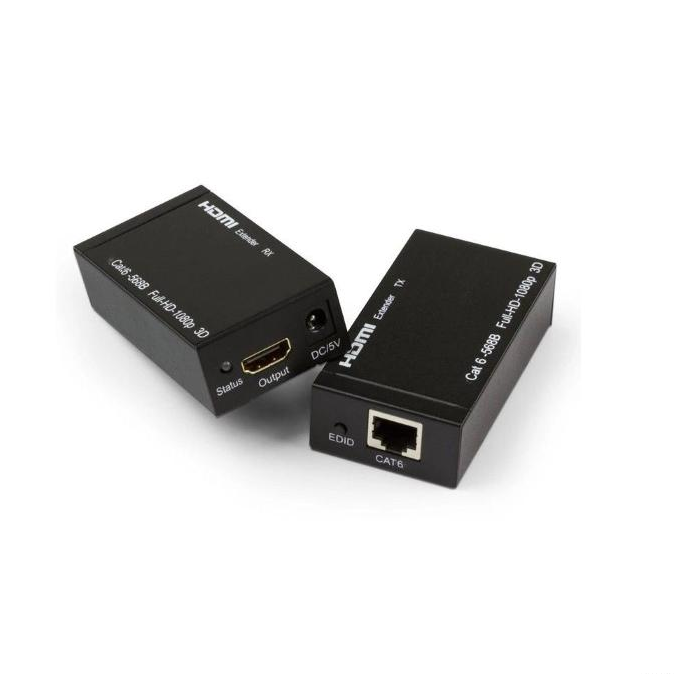 Extender HDMI 60 MT cavo UTP cat 5/6 con alimentatore