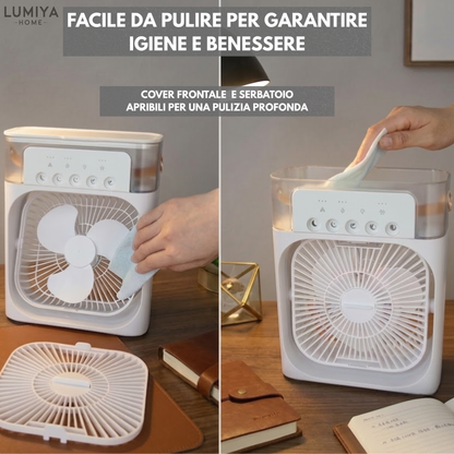 Pulizia facile del ventilatore da tavolo