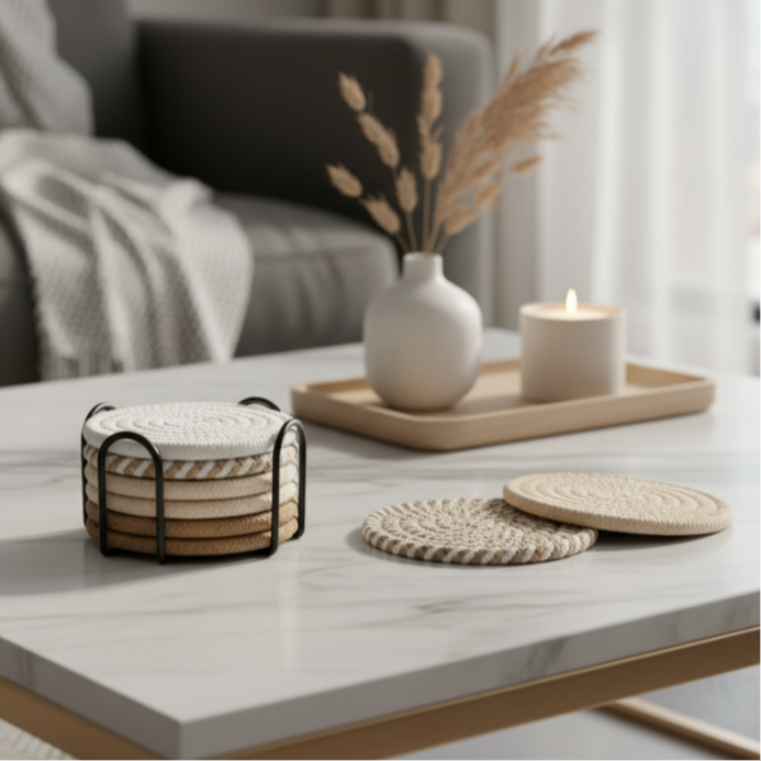 Artisan Canvas Coasters